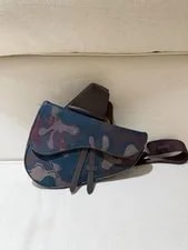 Dior — Dior Saddle Camouflage Grain Cowhide Waist Large — Handbag — resale