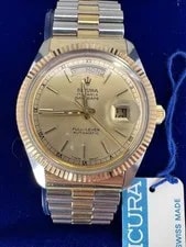 Breitling — Sicura Near Full Lever By Breitling President Day Date Automatic — Watch — resale