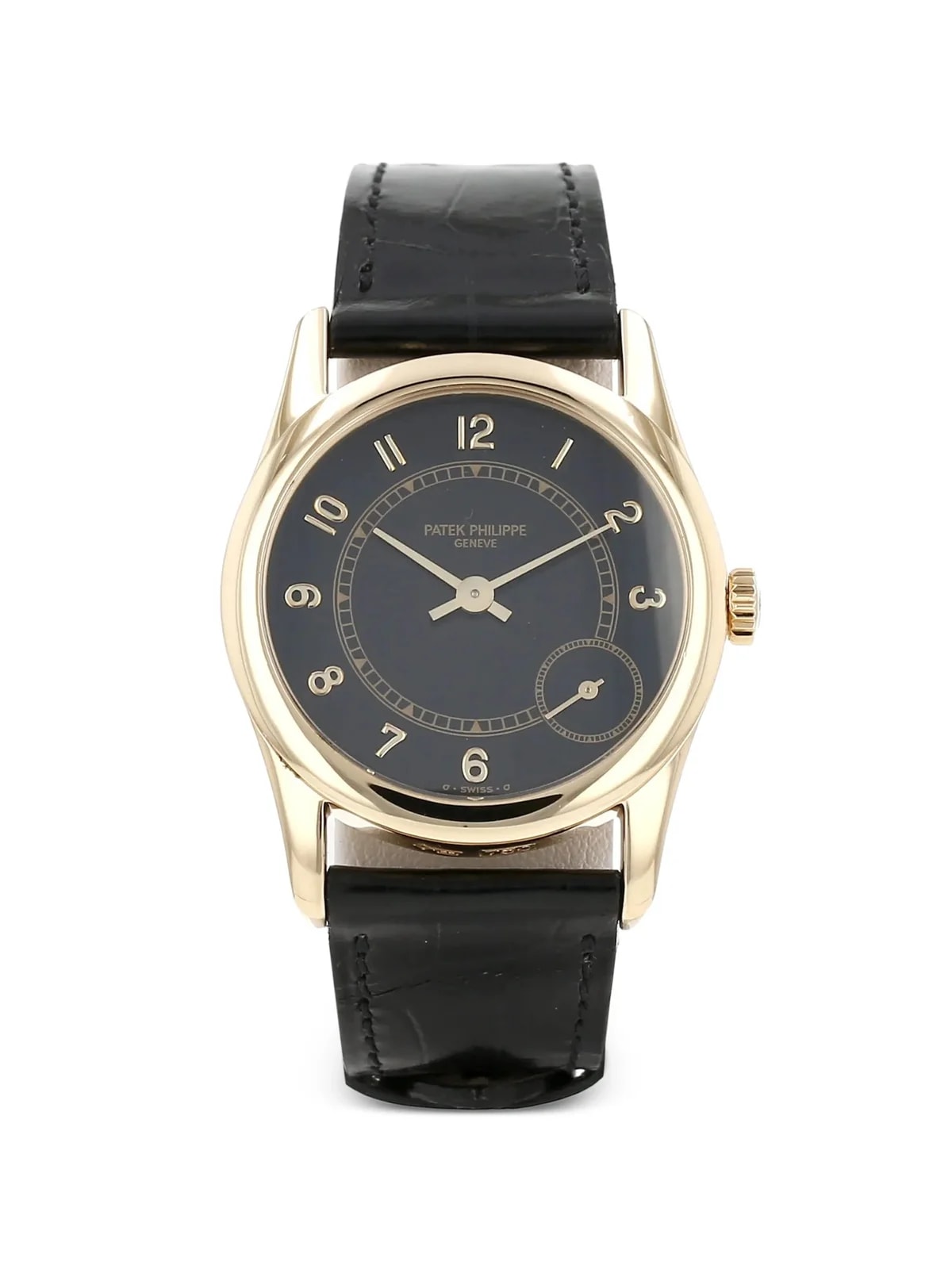 Worldofluxuryus — Patek Philippe Calatrava Black Dial 18K Yellow Gold ’s — Watch — resale