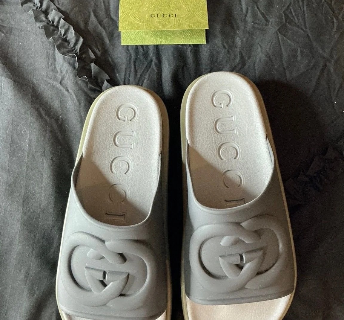Gucci — Gucci GG Logo Slide Sandals — Sneaker — resale