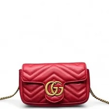 Gucci — Gucci Chevron Super Mini GG Marmont (ws062226c4r) — Handbag — resale