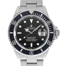 Rolex — Rolex Submariner Date 16610 Black All-tritium Navy Changeable Bezel U Number... — Watch — resale