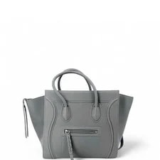 Celine — Celine Medium Luggage Phantom Grained (aa072326f2r) — Handbag — resale