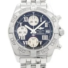 Breitling — Breitling Chrono Cockpit A13358 Chronograph Date 100m Water Resistant Black SS S — Watch — resale