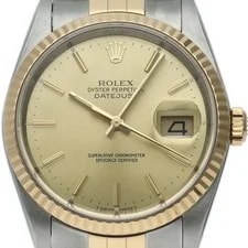 Rolex — Rolex Datejust 16233 Gold 36mm Champagne Dial Automatic #LPW1066 — Watch — resale