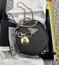 Prada — Prada Mini- 1NR023 Round Chain Crossbody ( ) — Handbag — resale