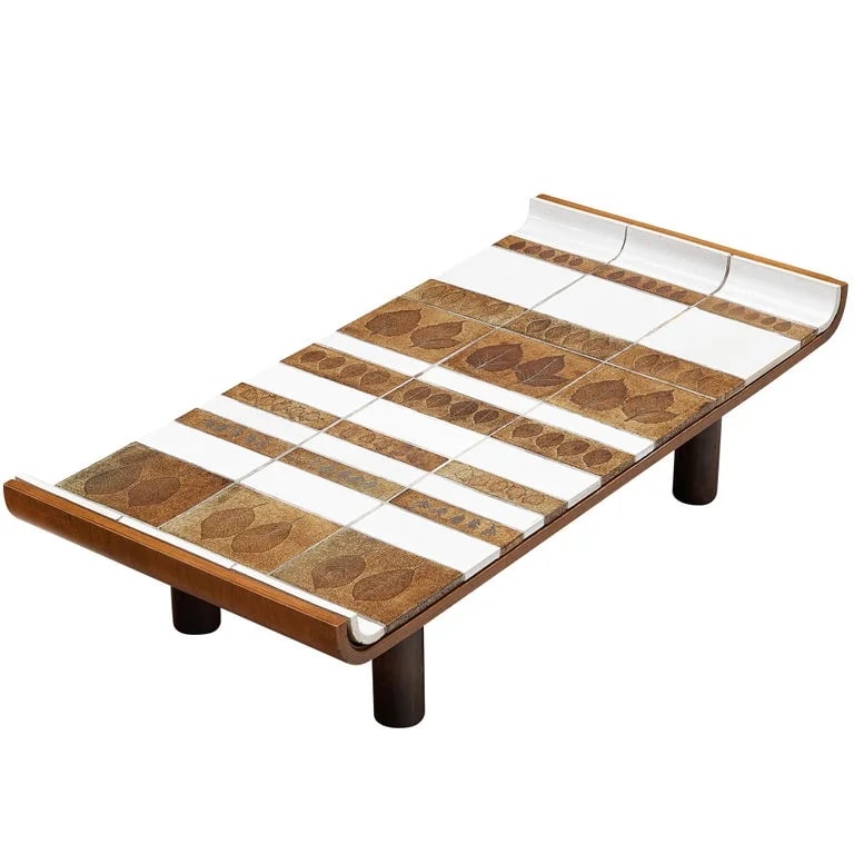 Roger Capron — Roger Capron With Curved Edges and Illustrative Imprints — Furniture — resale