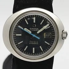 Omega — Dead Level Omega Dynamic AT Automatic Navy Dial ' 7223200 9DIT — Watch — resale