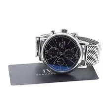 IWC — IWC Portofino Chronograph IW391030 42mm SS Black Dial Automatic #C2936 — Watch — resale