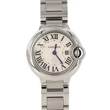Cartier — Authentic Cartier Ballon Bleu SM W69010Z4 Stainless Steel Quartz #270-004-24... — Watch — resale