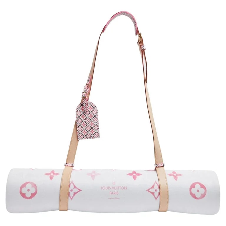 Louis Vuitton — Louis Vuitton Ensemble Tapis Sport Exercise Mat and Strap New — Designer Shoe — resale