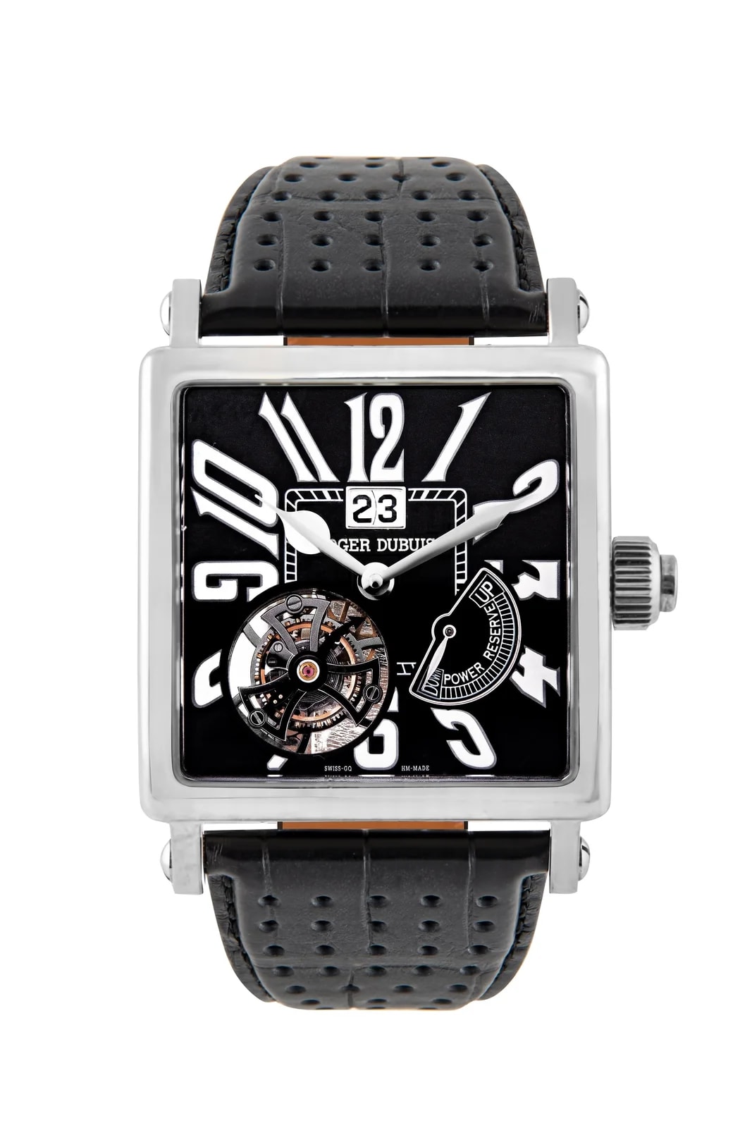 Worldofluxuryus — Roger Dubuis Golden Square Tourbillon 18K White Gold — Watch — resale