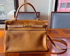 Hermès — Hermes SAC Kelly II Retourne 35 G Circle 1977 — Handbag — resale