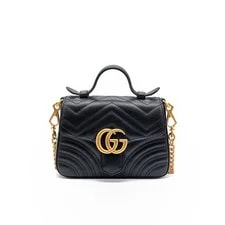 Gucci — Gucci Marmont Mini Top Handle 547260 135202615 — Handbag — resale