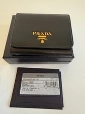 Prada — Prada Wallet Tri Fold Wallet 1MH176 From Japan — Handbag — resale