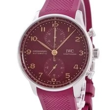 IWC — IWC Chronograph Portugieser IW371629 Stainless Steel Rubber 41mm #HDW888 — Watch — resale