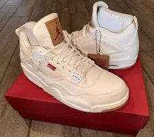 Jordan — Jordan Air 4 Retro Levi’s NRG 2018 AO2571-100 ’s — Sneaker — resale