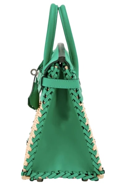 Hermès — Limited Edition Hermès Birkin 25 Picnic Osier / Menthe Palladium — Handbag — resale