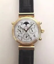 IWC — IWC Schaffhausen Da Vinci Perpetual Rattrapante Chronograph 18k Rose IW3754-02 — Watch — resale