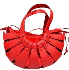Bottega Veneta — Authentic Bottega Veneta Bright Cutout Shell Basket Top Handle — Handbag — resale