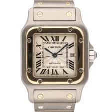 Cartier — Cartier Santos Galbee 2319 Steel & Gold 29 Mm Automatic Bracelet — Watch — resale