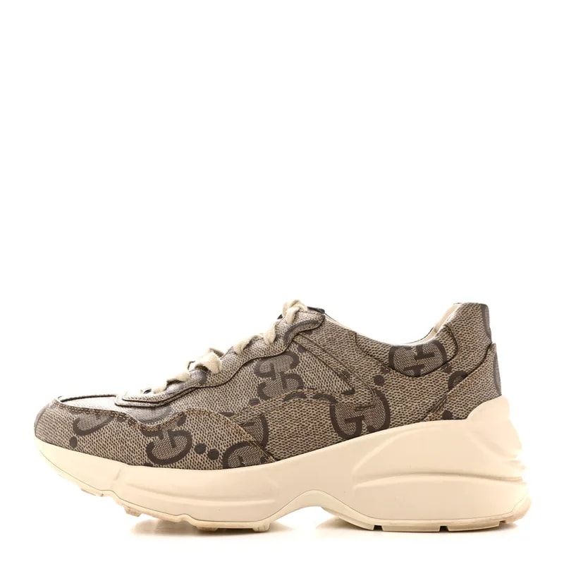 Gucci — Maxi Monogram Gucci 100 Rhyton Sneakers 37 — Sneaker — resale