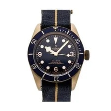 Tudor — Tudor Heritage Black Bay Special Edition Bronze Auto 43mm Blue Strap 79250BB — Watch — resale