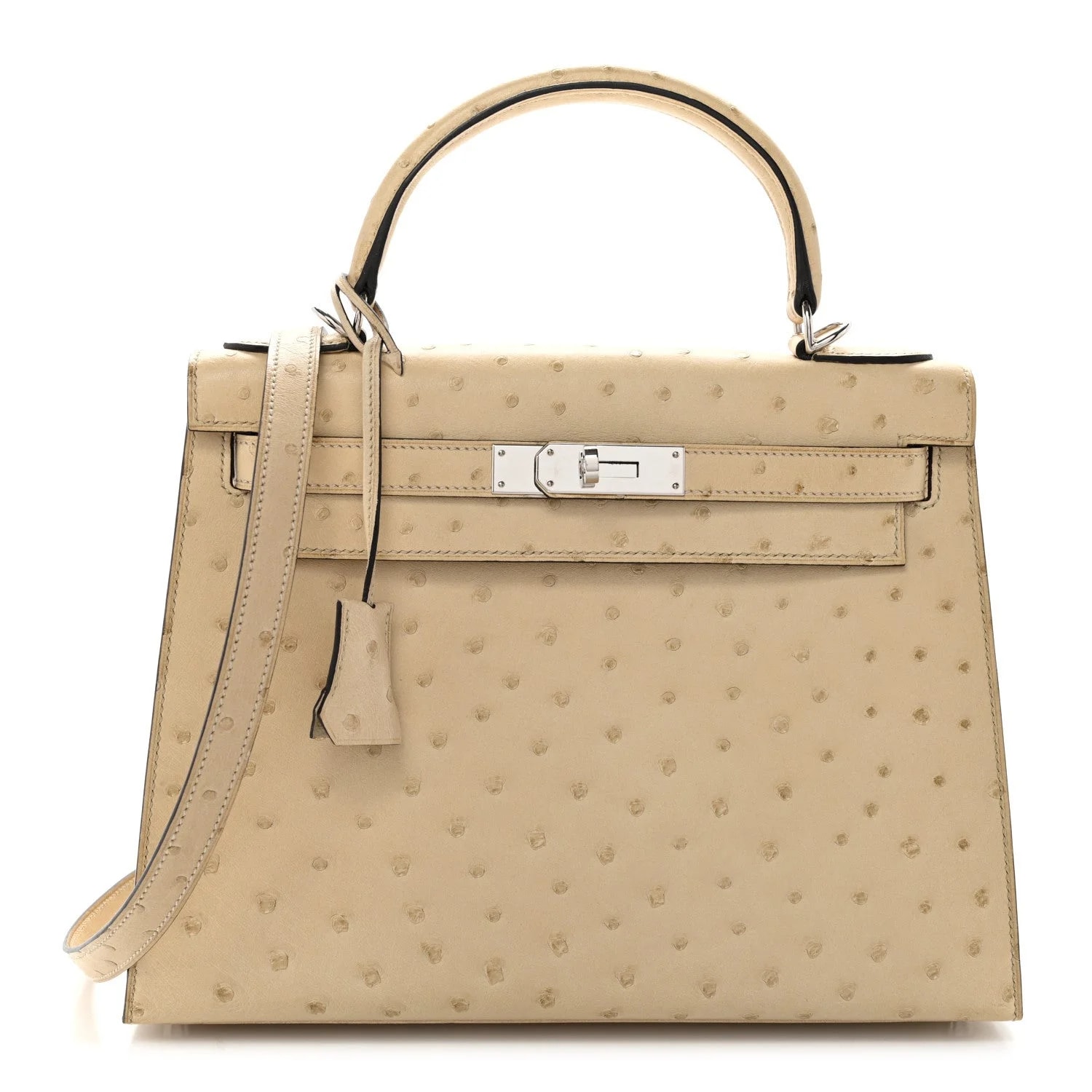 Hermès — Kelly Sellier 28 Parchemin — Handbag — resale