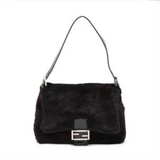 Fendi — Fendi Mamma Baguette Fur × 8BR001 — Handbag — resale