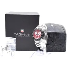 Tag Heuer — TAG Heuer CAH1112 Formula 1 Quartz Chronograph Sport Red Dial Steel Bracelet — Watch — resale
