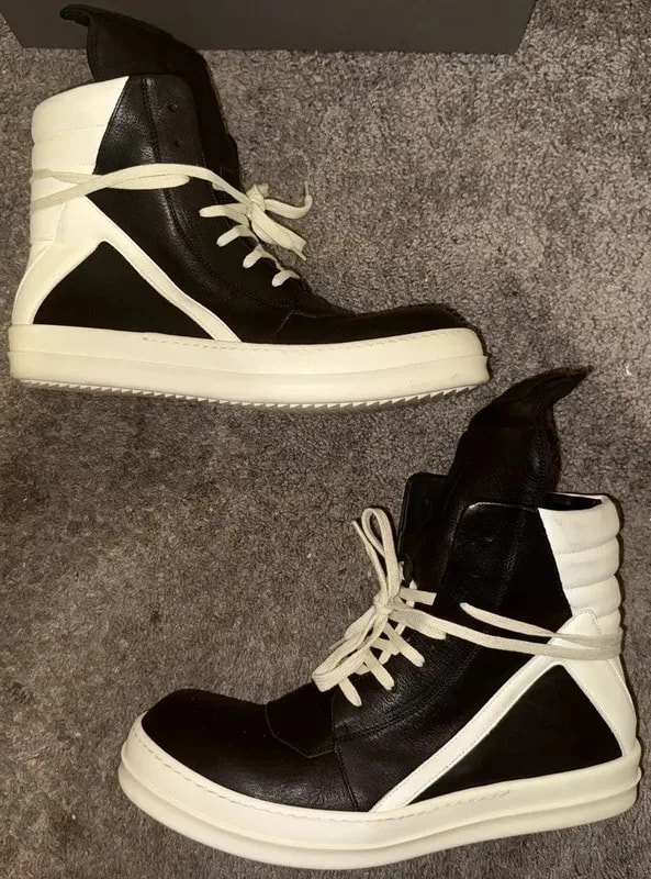 Off-White — Rick Owens Off-White Geobasket — Sneaker — resale