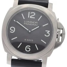 Panerai — Panerai Luminor Base PAM00562 8 Days Dark Brown Dial Hand Winding 's_958853 — Watch — resale