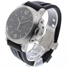 Panerai — Officine Panerai Luminor 1950 Flyback PAM00361 44mm SS Black #C21604 — Watch — resale