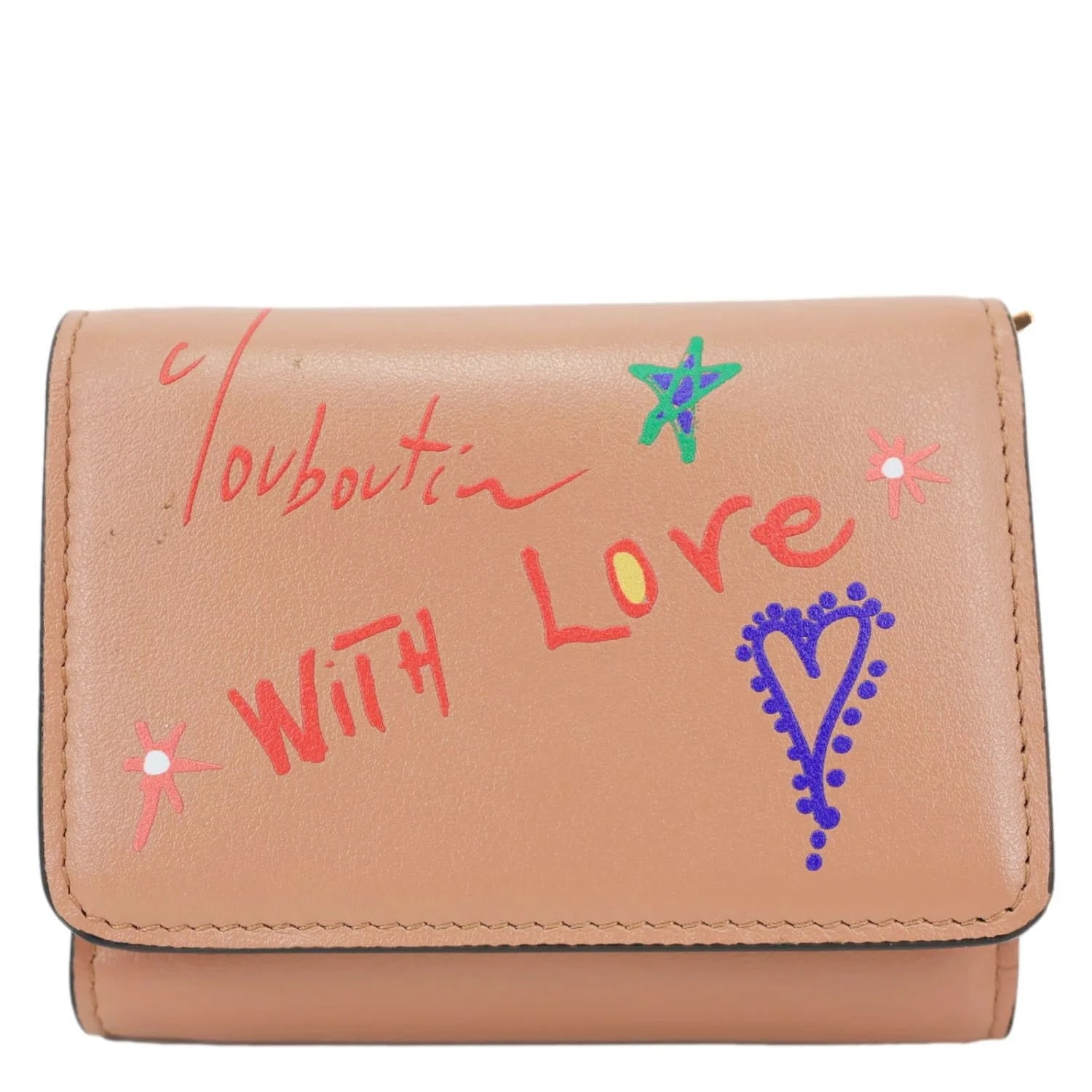 Christian Louboutin — Christian Louboutin Loubigaga Mini Graffiti Wallet — Handbag — resale