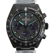Seiko — Seiko Prospex SBDL103 Solar Black Dial Chronograph Rolex Style — Watch — resale