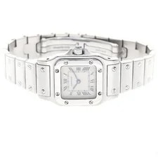Cartier — Cartier Santos Galbe SM W20017D6 24mm SS Beige #C12287 — Watch — resale