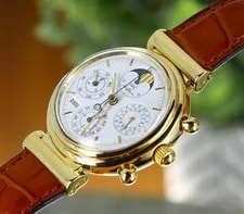 IWC — IWC Da Vinci Perpetual Calendar Chronograph 18K Gold IW375003 — Watch — resale