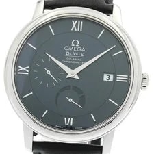 Omega — Omega Devil Prestige 424.13.40.21.03.001 Navy Automatic SS Power — Watch — resale