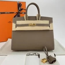 Hermès — Hermes Birkin 25 Sellier Hardware K Stamp Full — Handbag — resale