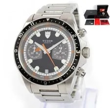 Tudor — 2011 Tudor Heritage Chrono 70330N 42MM Grey Dial Steel Box Papers — Watch — resale