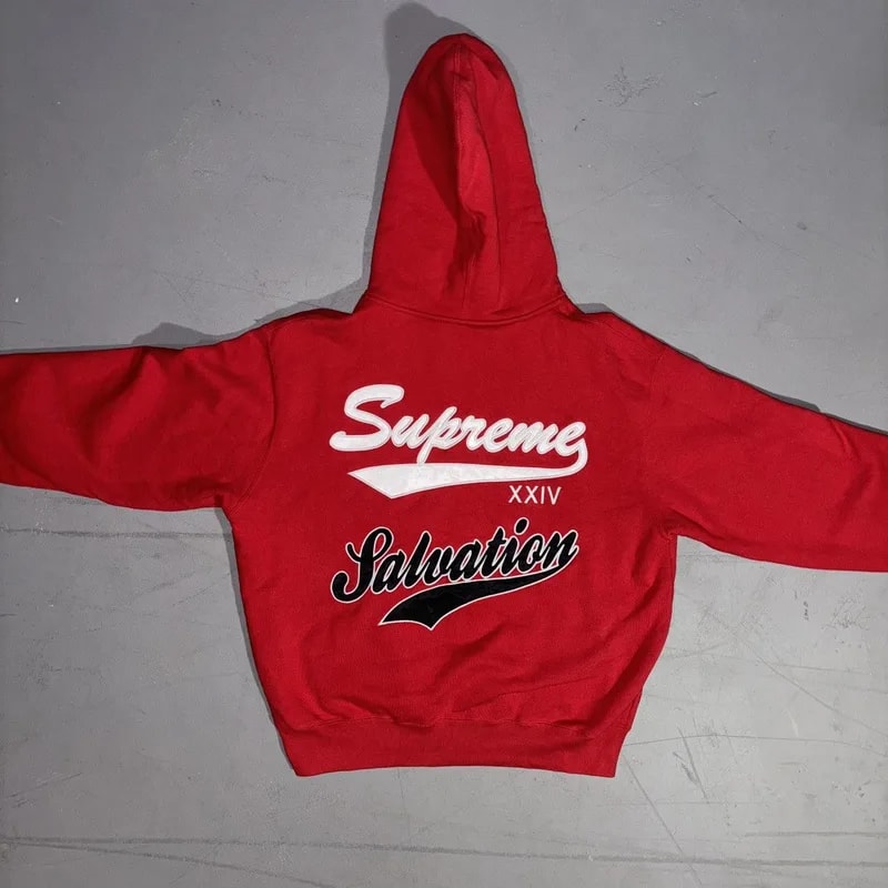 Supreme — Supreme Salvation Zip Up Hooded Sweatshirt — streetwear — resale