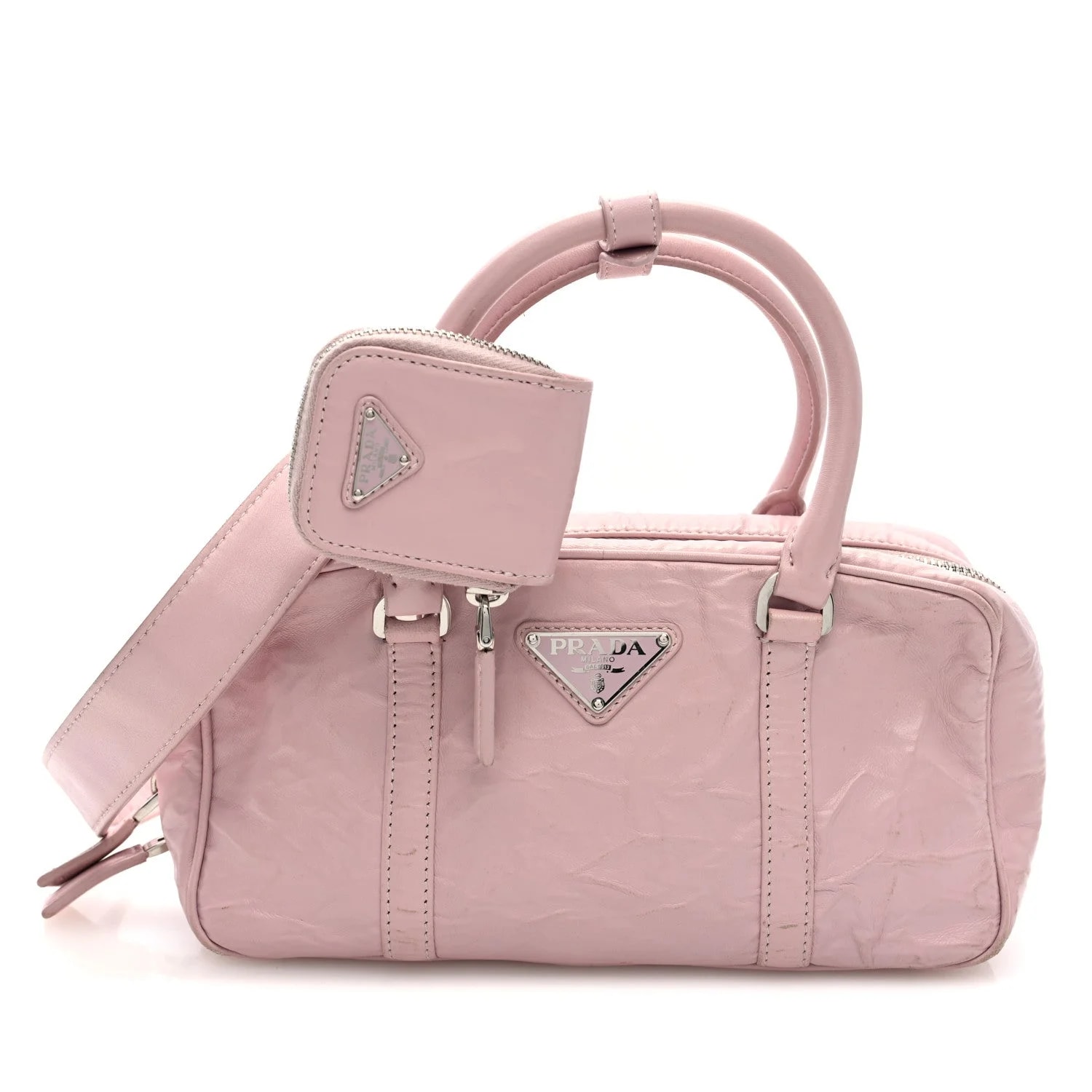 Prada — Antique Small Re-Edition 2001 Two Handle Alabastro — Handbag — resale