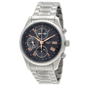 Longines — The Longines Master Collection Chronograph Automatic Moon Phase Anthracite Dial L2.773.4.61.6 — Watch — resale