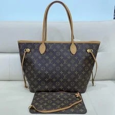 Louis Vuitton — Louis Vuitton Neverfull Mm With - Very Good #19T119J — Handbag — resale