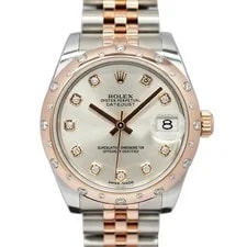 Rolex — Rolex Datejust 31 178341G 31mm Stainless Steel / RG Silver #UW123 — Watch — resale