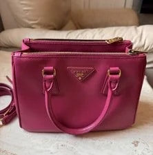 Prada — Prada Satchel TopHandle Santiago , Double-Zip Strap Small — Handbag — resale