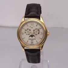 Patek Philippe — Patek Philippe Annual Calendar 18k Yellow Gold Cream Dial 5146J-001 — Watch — resale