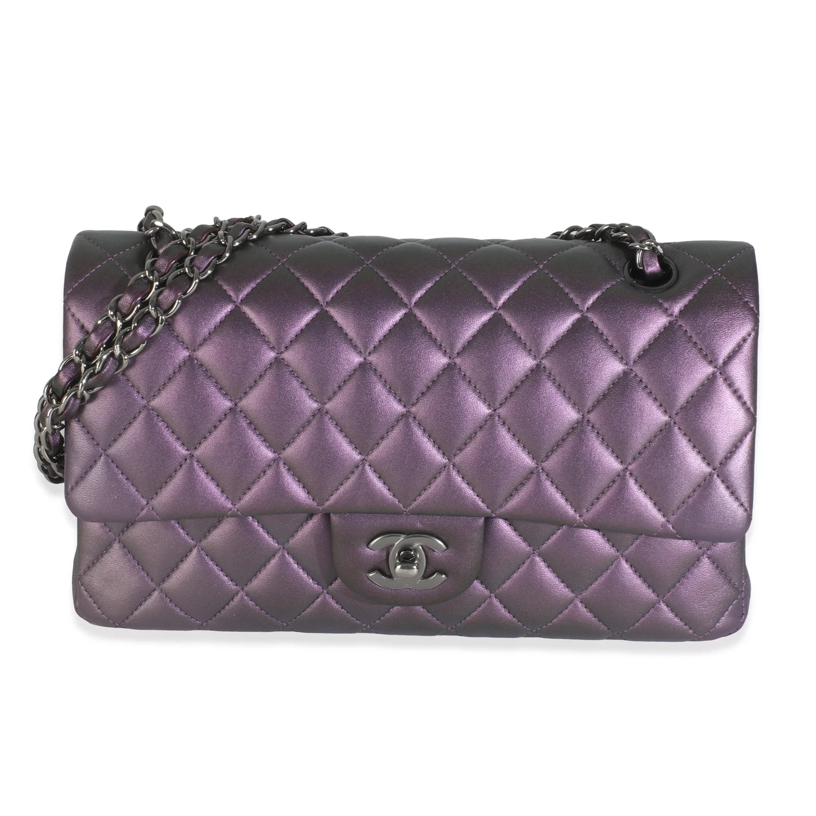 Chanel — Chanel Medium Classic Double Flap Metallic; — Handbag — resale