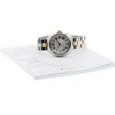 Cartier — Cartier CLÉ DE CRW2CL0003 35mm SS Silver #C20387 — Watch — resale