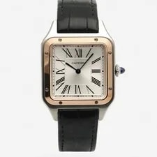 Cartier — Cartier Santos Dumont Large Pink Gold Combination 152103037 — Watch — resale